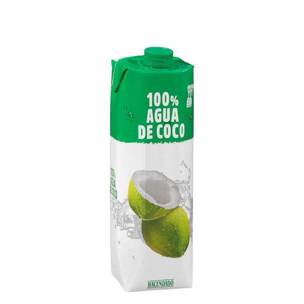 Agua de coco Hacendado 100% natural