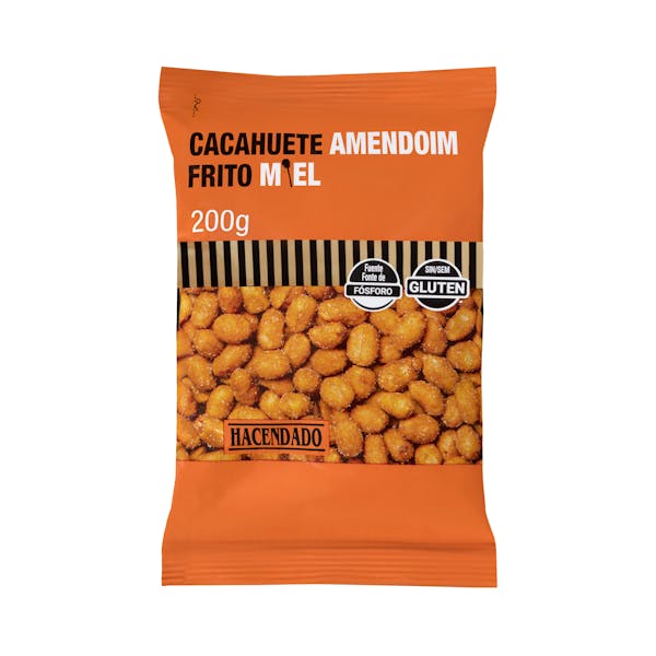 Cacahuete frito con miel Hacendado