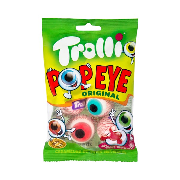 Golosinas ojos rellenos Halloween Trolli Pop Eye