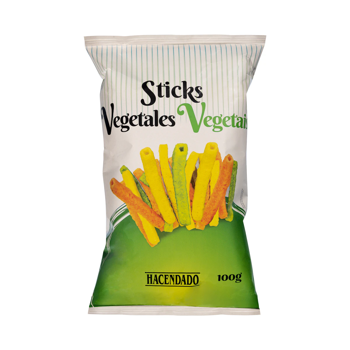 Sticks vegetales Hacendado – Mercadona – صورة إعلانية للمنتج