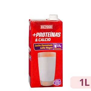 Leche +Proteínas desnatada Hacendado