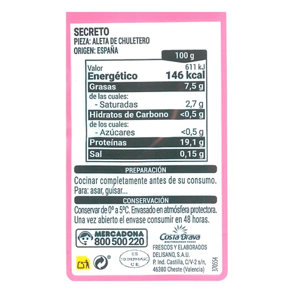 Secreto de cerdo