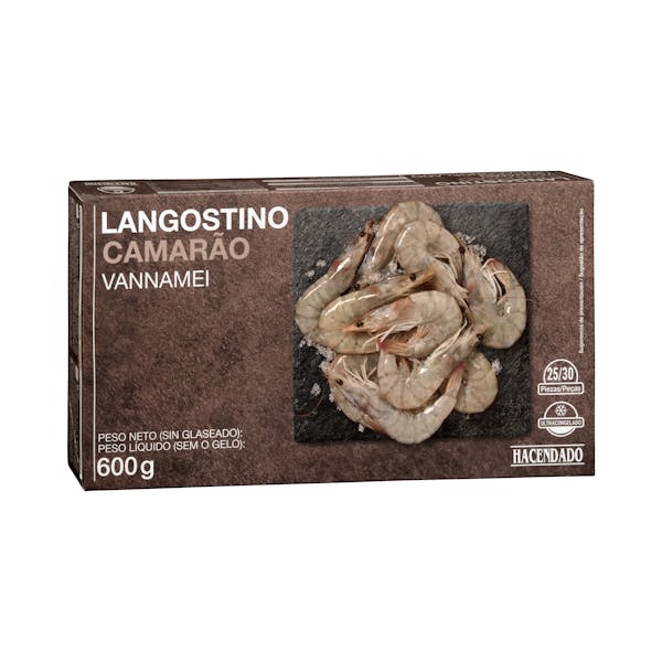 Imagen de Langostino crudo Hacendado ultracongelado