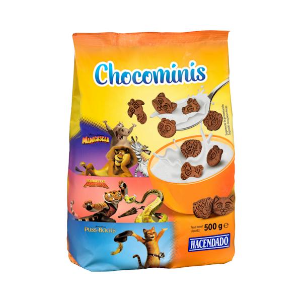 Galletas Chocominis sabor chocolate Hacendado