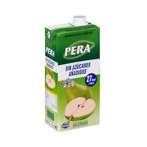 Bebida de pera Hacendado sin azúcares añadidos