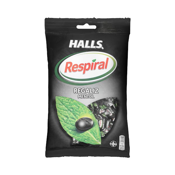 Caramelos regaliz mentol Respiral Halls