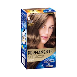 Coloración permanente 6 rubio oscuro Colorcor