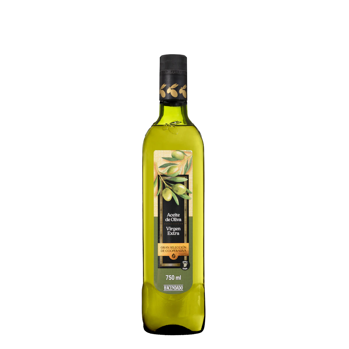 Aceite de oliva virgen extra Hacendado Gran Selección – Mercadona – صورة إعلانية للمنتج
