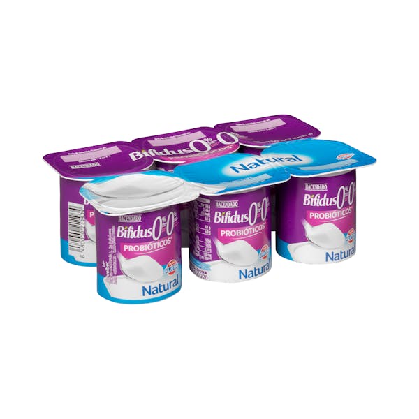 Bífidus desnatado natural Hacendado 0% m.g  0% sin azúcares añadidos