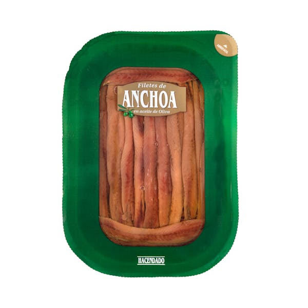 Filetes de anchoa en aceite de oliva Hacendado