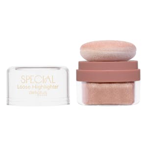 Polvo iluminador cara y cuerpo Loose Highlighter Deliplus 02 oro rosa