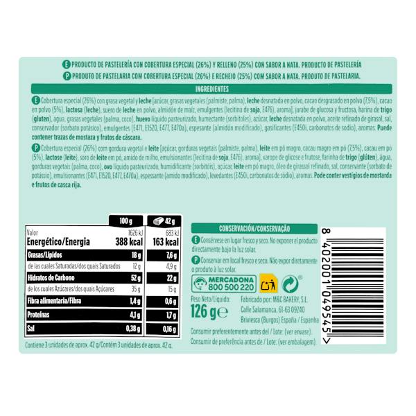 Etiqueta / ingredientes