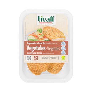 Empanados vegetales con proteína de soja Tivall