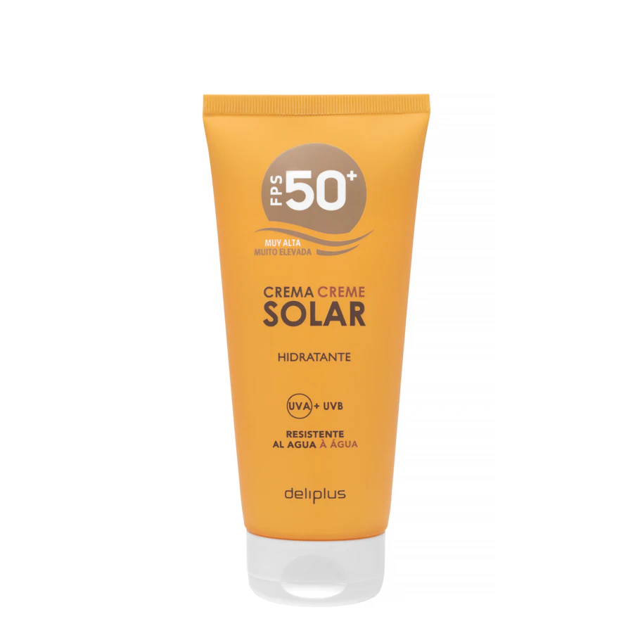 Crema protección solar Deliplus FPS 50+ – Mercadona – صورة المنتج