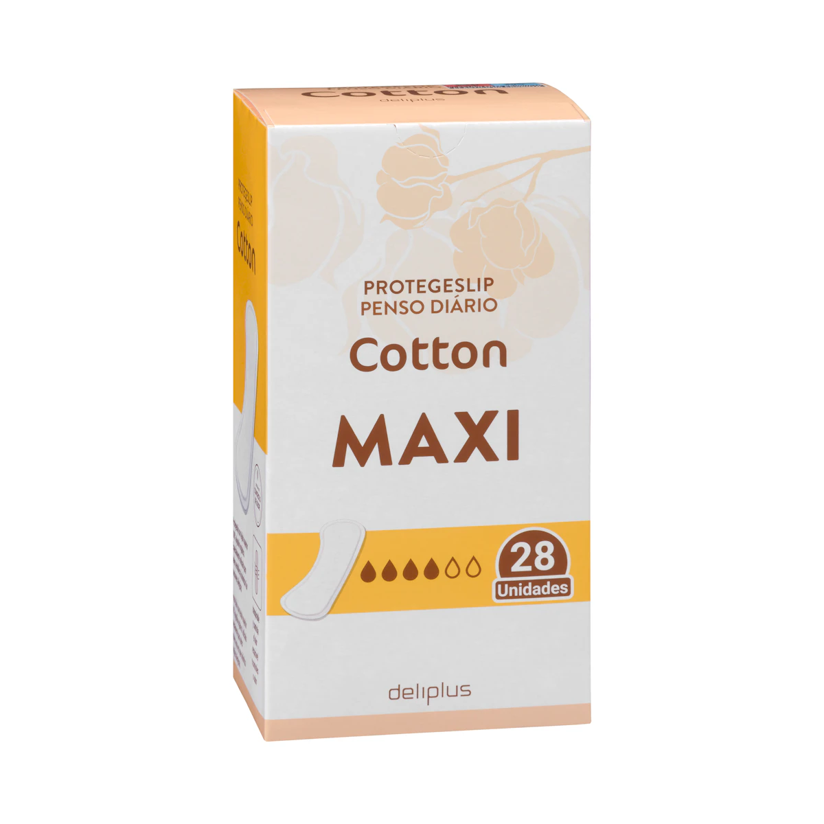 Protegeslip cotton maxi Deliplus – Mercadona – صورة إعلانية للمنتج