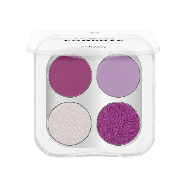 Paleta sombras de ojos Deliplus 03 morado