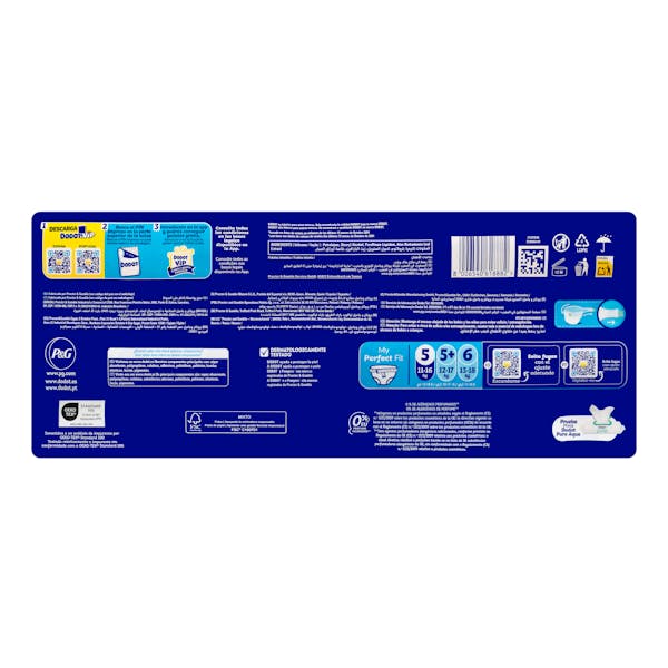Pañales bebé talla 5 Dodot de 11-16 kg
