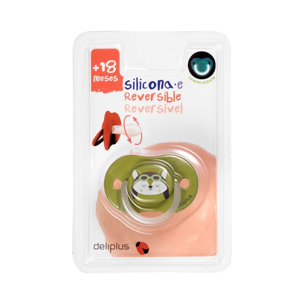 Chupete silicona reversible Deliplus +18 meses