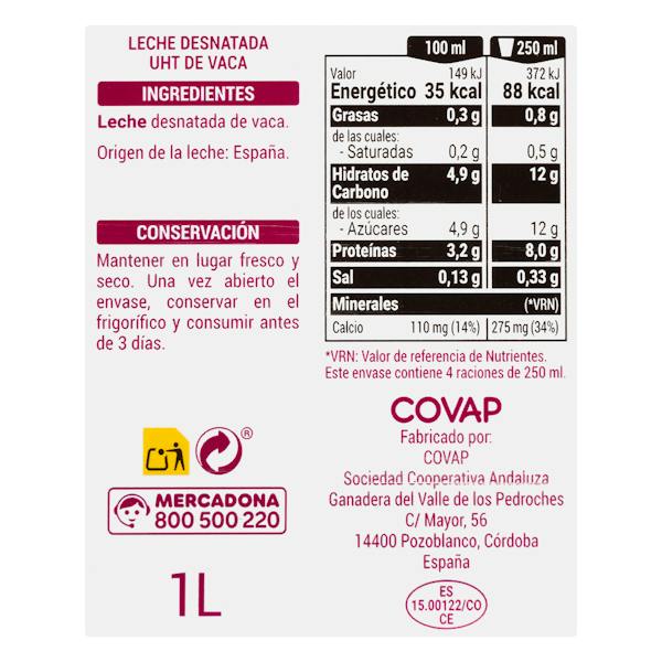 Etiqueta / ingredientes