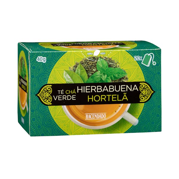 Té verde con hierbabuena Hacendado