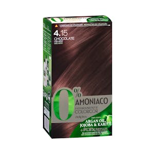 Coloración permanente 0% amoníaco 4.15 chocolate helado Colorcor