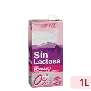Leche desnatada sin lactosa Hacendado