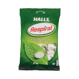 Caramelos eucaliptus mentol Respiral Halls