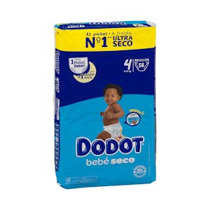 Pañales bebé talla 4 de 9-14 kg Dodot