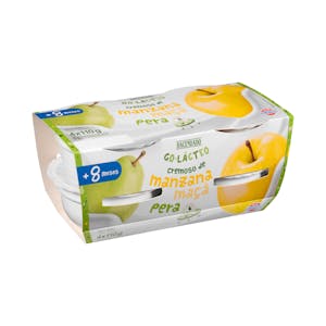 Yogur infantil cremoso de manzana y pera Go-Lácteo +8 meses