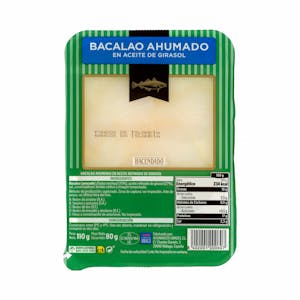 Bacalao ahumado Hacendado en aceite de girasol