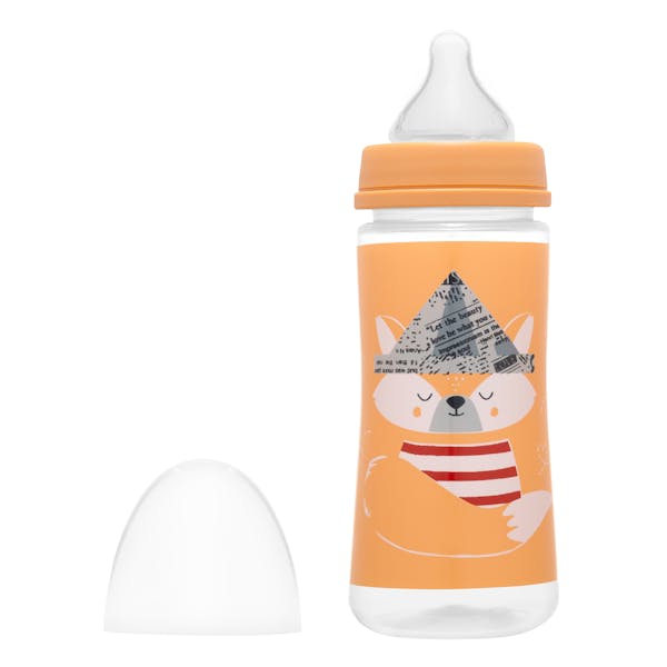 Biberón 360 ml tetina silicona tres posiciones Deliplus +1 mes