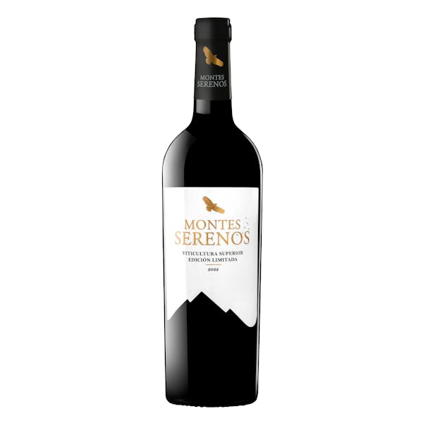Vino tinto viticultura superior Montes Serenos
