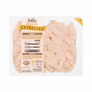 Pechuga de pollo braseada extrafino Hacendado lonchas