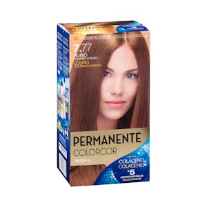 Coloración permanente 7.77 rubio marrón intenso Colorcor