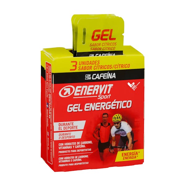 Imagen de Gel energético con cafeína Enervit Sport sabor cítricos