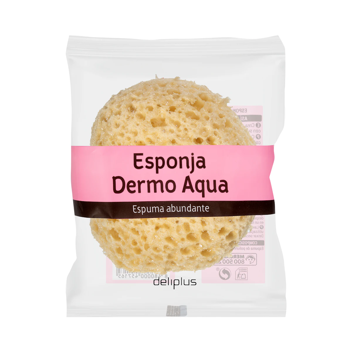 Esponja de baño dermo agua Deliplus – Mercadona – صورة إعلانية للمنتج