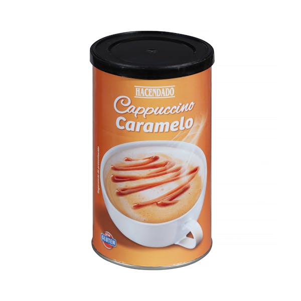 Café soluble cappuccino caramelo Hacendado Mercadona