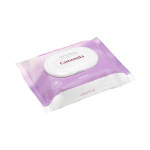 Normal-mixed skin face and eye makeup removal wipes Deliplus