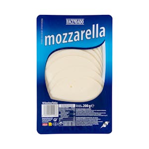 Queso lonchas mozzarella de vaca Hacendado