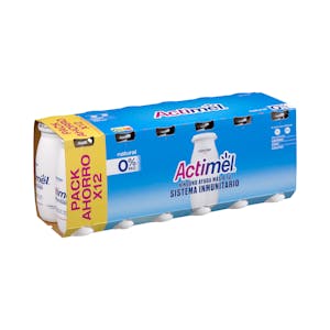 Bebida láctea natural Actimel 0% m.g