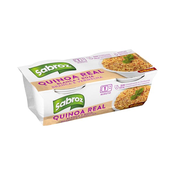 Imagen de Quinoa cocida blanca y roja Sabroz