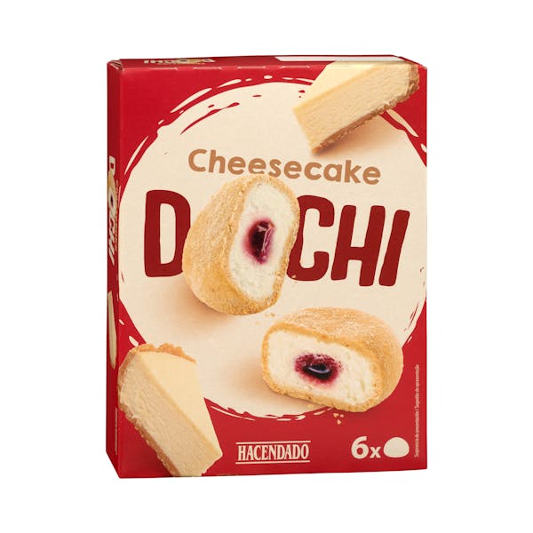 Imagen de Helado Dochi Cheesecake Hacendado de queso y masa galleta