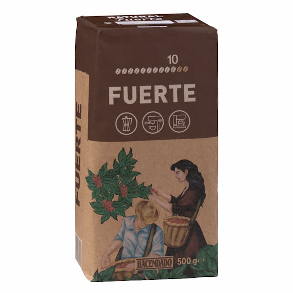 Imagen de Café molido fuerte Hacendado