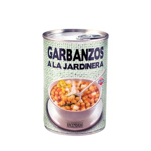 Garbanzos a la jardinera Hacendado