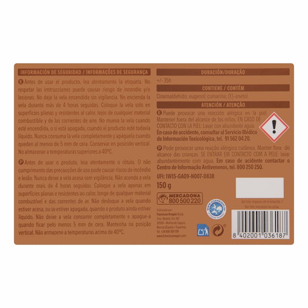 Vela perfumada Chai Bosque Verde