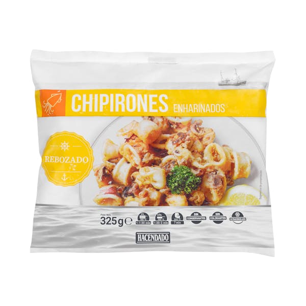 Imagen de Chipirones enharinados Hacendado ultracongelado