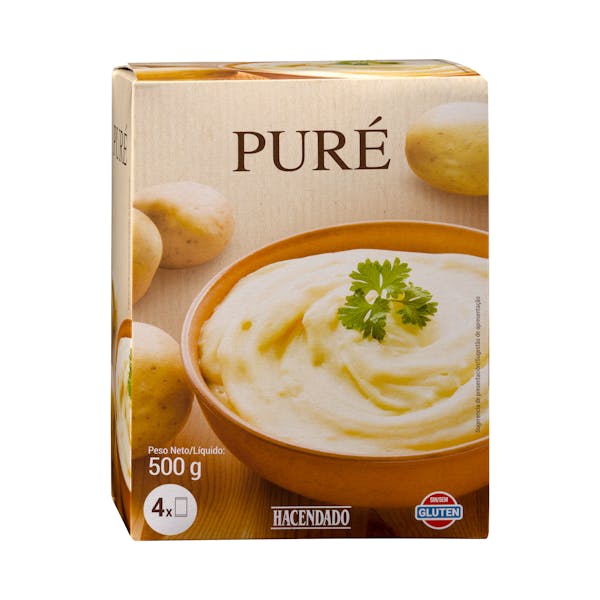 Imagen de Puré de patatas Hacendado en copos