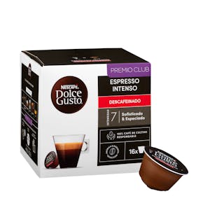 Café en cápsula descafeinado espresso intenso Dolce Gusto