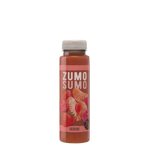 Zumo mandarina, fresa y frambuesa Hacendado