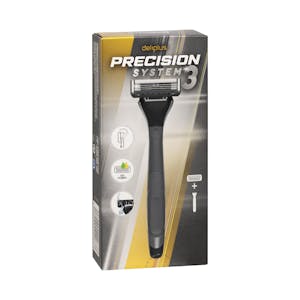 Maquinilla de afeitar recargable Deliplus Precision System 3 hojas